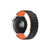 Улучшенный материал · Новый три бусины магнитный адсорбционный ремешок [силикон - черный и оранжевый]