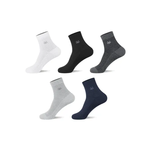 H YXIANG Носки Crew Мужские упаковка из 5 пар