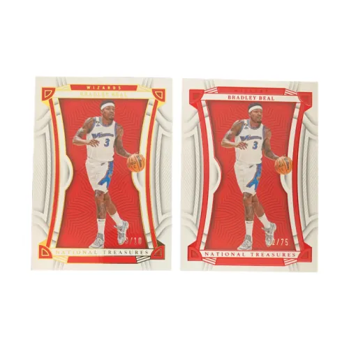 PANINI Брэдли Beal 2022-23 National Treasures Wizards 09 10 BASE+22 75 BASE Игрок Карта Карта Товар Access