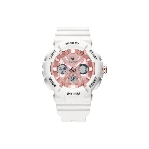 Disney Электронный механизм Унисекс Розовый циферблат часов