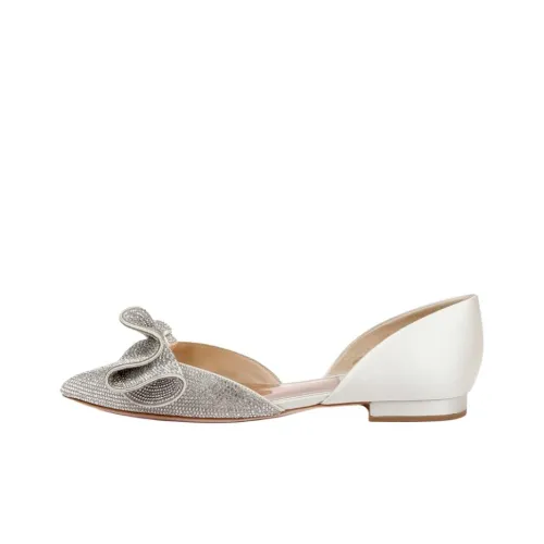 Badgley Mischka Ileana Sparkles Повседневная обувь Женская Айвори Белый