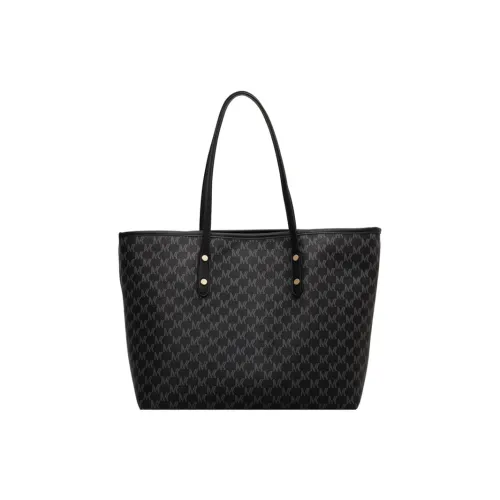 Hahhhsis ПУ (полиуретан) Корейский стиль Модный Студенческая Сумка-тоут Многоцветный Большой Женский Черный Кофейный Бежевый