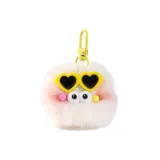 Белый солнцезащитные очки, угольный шар [подвеска]