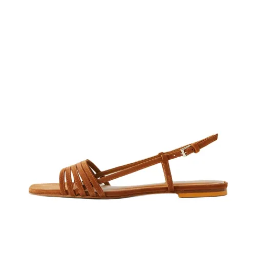 REFORMATION Millie One Ремешок Сандалии Женские Коричневый