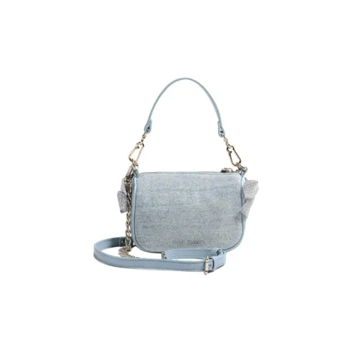 STEVE MADDEN Полиэстер Сумка через плечо Сумка Маленькая Женская Джинсовая Синяя