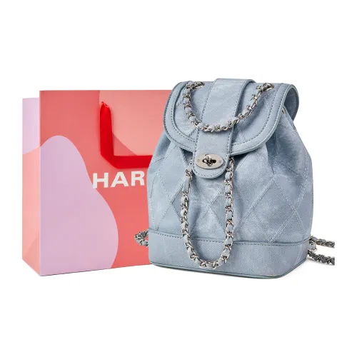 HARSON Синтетическая кожа Маленький рюкзак Стандартный Женский Небесно-голубой