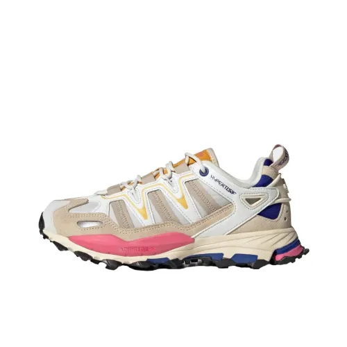 Adidas Originals Hyperturf Slip-resistant Abrasion-resistant Low Top Повседневная обувь Женская Белый Коричневый