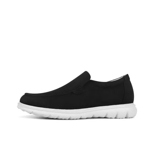 He Jinchang Low-Top Canvas Shoes Мужские Черные