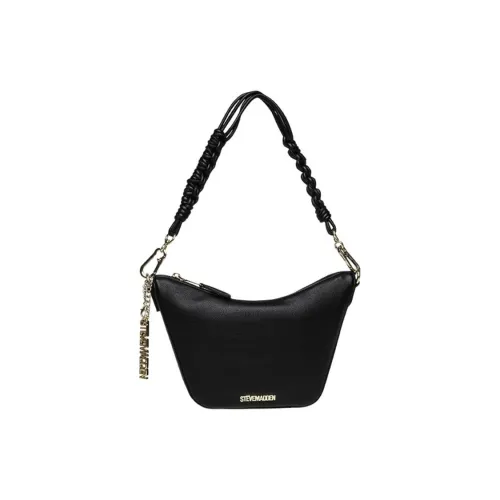 STEVE MADDEN Сумка через плечо из ПУ (полиуретан) кожи средний размер черная хаки женская