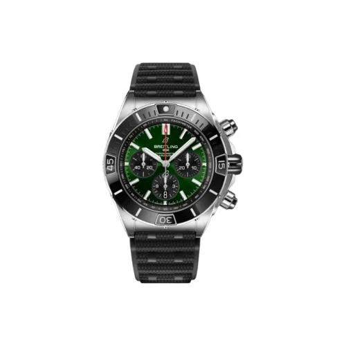 BREITLING Mechanical Chronograph Collection Автоматический механический механизм Мужские часы Циферблат 44 мм Зеленый