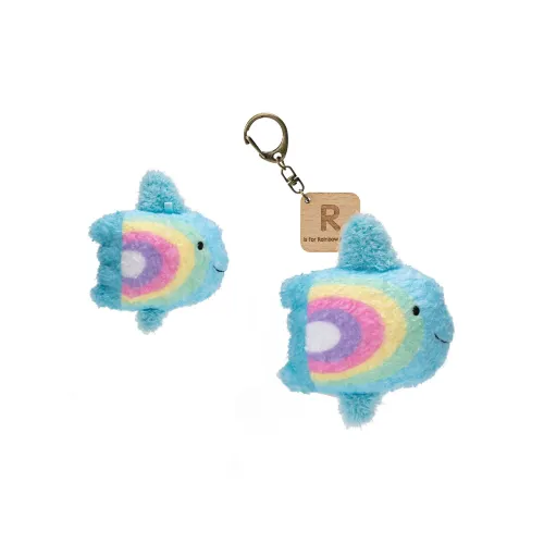 Bunnies By The Bay Good Friend Ocean Bunnies By The Bay Радужный Рыбка Подвесной Орнамент Куклы Плюшевая кукла 9 см Рекомендуемый рост