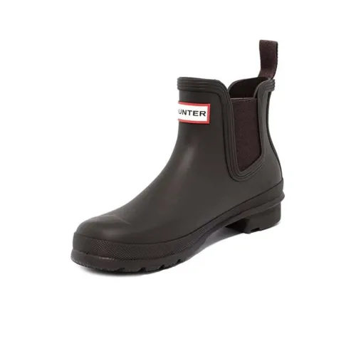 HUNTER Резиновые сапоги женские черные