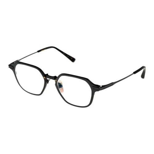 DITA Чистый титан Круглые оправы для очков Унисекс Черный