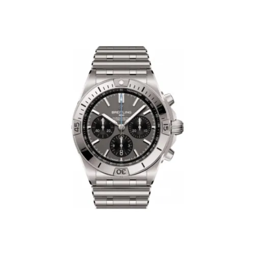 BREITLING Автоматический Механический Часы Мужские 42 мм Серый