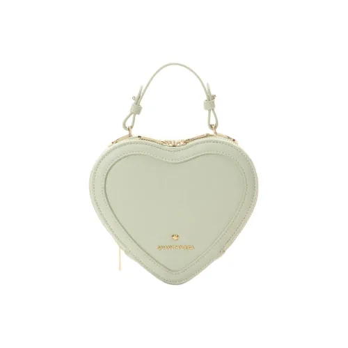 SAMANTHA THAVASA Синтетическая кожа Портативная Сумка через плечо Сумка на плечо Женская Мятная