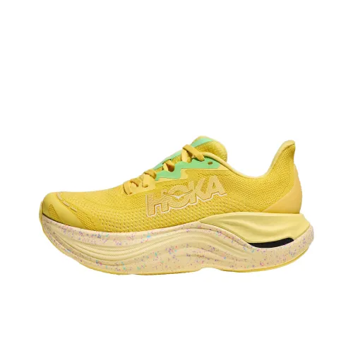 HOKA ONE ONE SKYWARD X Противоскользящий устойчивый к истиранию низкий топ повседневная обувь для бега мужская желтая