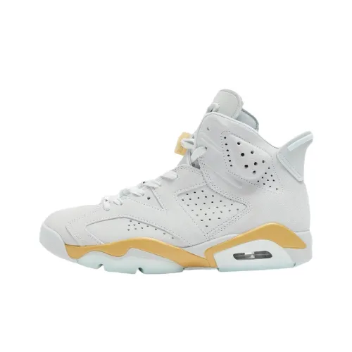 Jordan Air Jordan 6 High Топ Винтажные Баскетбольные Кроссовки Женские Серые