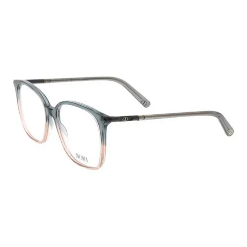 DIOR Ацетат Квадратные Оправы для Очков Женские Синие