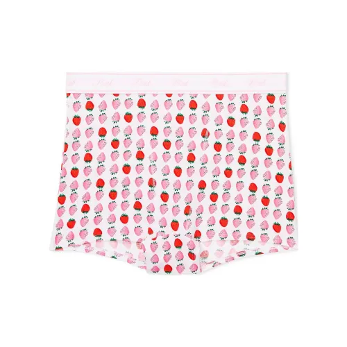Victoria's Secret Розовый логотип Хлопок HIGH Обхват талии BOYSHORT PANTY OWSP Нижнее белье Женские 1 шт Розово-белый