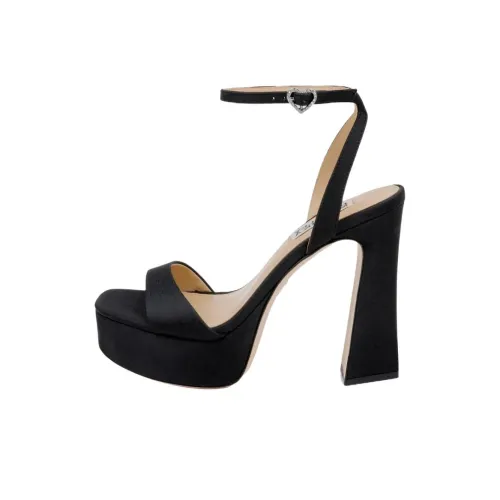 Badgley Mischka Caia One Strap Sandals 8,5cm Women's Black Badgley Mischka Caia One Ремешок Сандалии 8,5 см Женские Черные