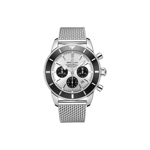 BREITLING Автоматический Механический Часы Мужские 44 мм Серебряные