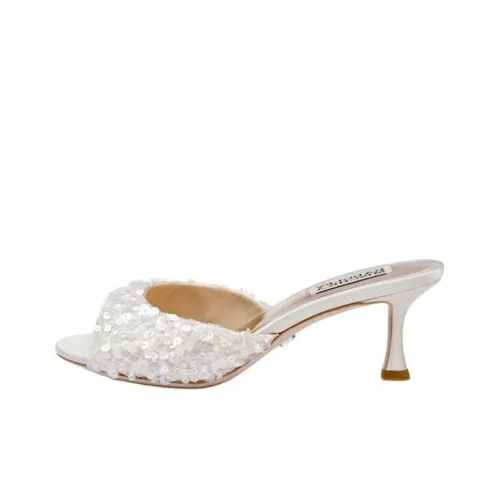 Badgley Mischka Слипоны 6 см Женские Белые