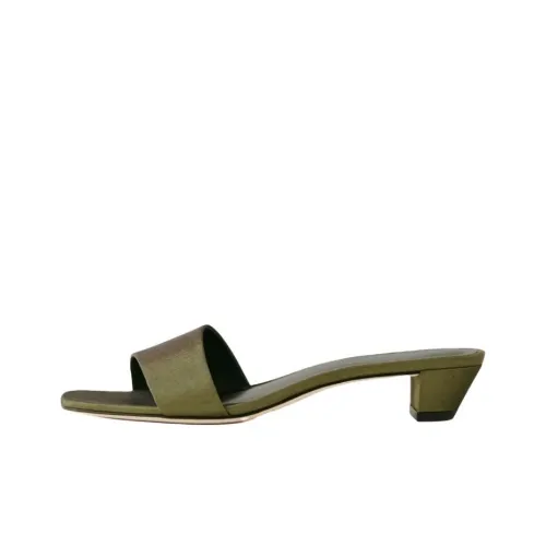 Reformation Слипоны 3 см Женские Зеленые