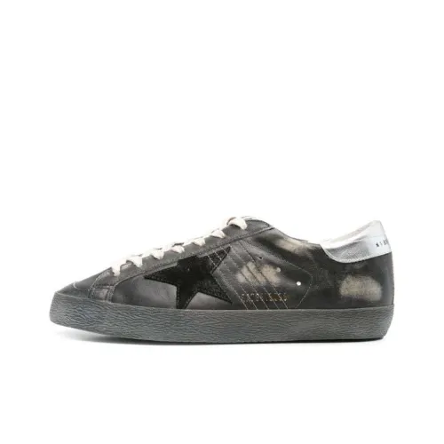 Golden Goose Супер Звезда Скейтборд Кроссовки Низкие Черные Мужские