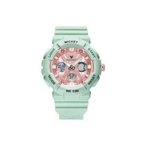 Disney Электроника Механизм Унисекс Часы Mickey 43 мм Розовые