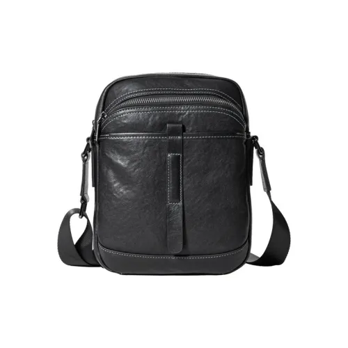 DOSRFINI Сумка через плечо из натуральной коровьей кожи Мужская