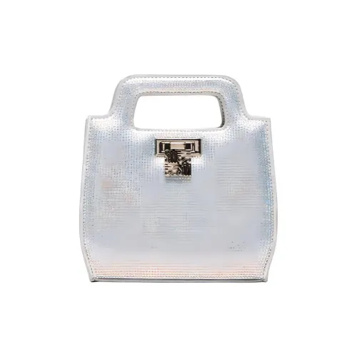 STEVE MADDEN Сумка через плечо из ПУ (полиуретана) средний размер женская серебряного цвета