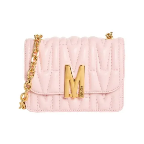 MOSCHINO Сумка через плечо из кожи сумка на плечо женская розовая