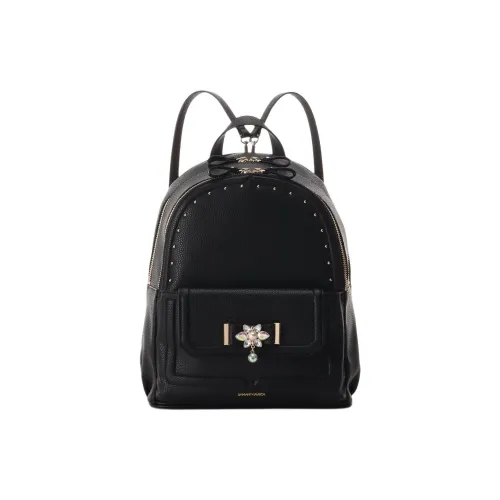 SAMANTHA THAVASA Рюкзак из синтетической кожи большой женский черный