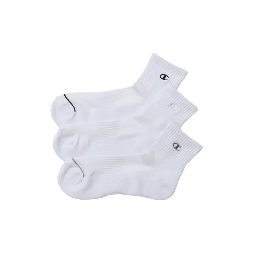 Champion SS24 High Socks Men's 3 Pack White
