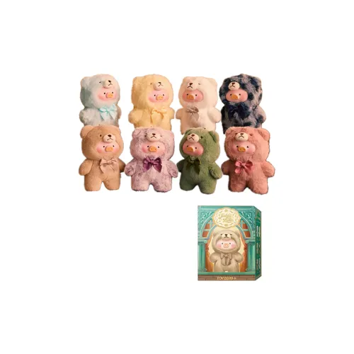 52TOYS LULU Винтаж Тедди Магазин Игрушек Mystery Коробка Винил Плюшевый Слепые коробки Один Mystery Коробка Целая коробка 6 шт