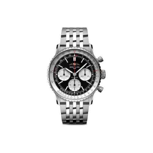 BREITLING Aviation Chronograph Collection Автоматический Механический Часы Мужские 41 мм Черный Циферблат