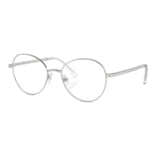 Swarovski Металл Бабочка Оправы для очков Женские Серебряные