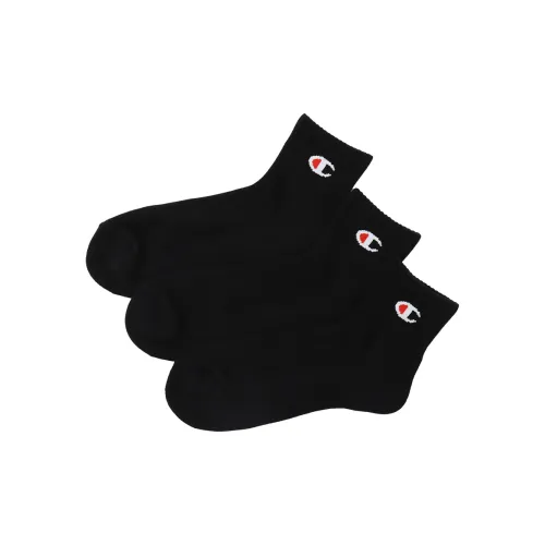 Champion 3 Pack Черные Мужские Носки до икры MID