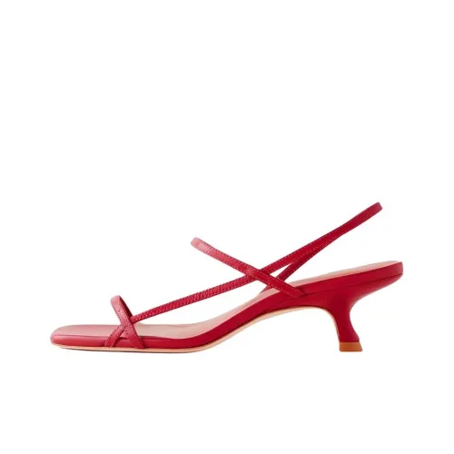 REFORMATION Serenity One Ремешок Сандалии 5 см Женские Красные