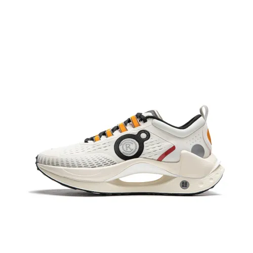 LiNing Shadow CRC Амортизаторы Slip-resistant Низкий Топ Casual Мужской Айвори