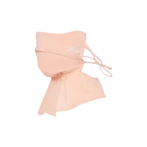 FILA Спандекс Полиэстер Волокно Сетчатая Ткань Нейлон Маски с Защитой от UV Женские Розовый