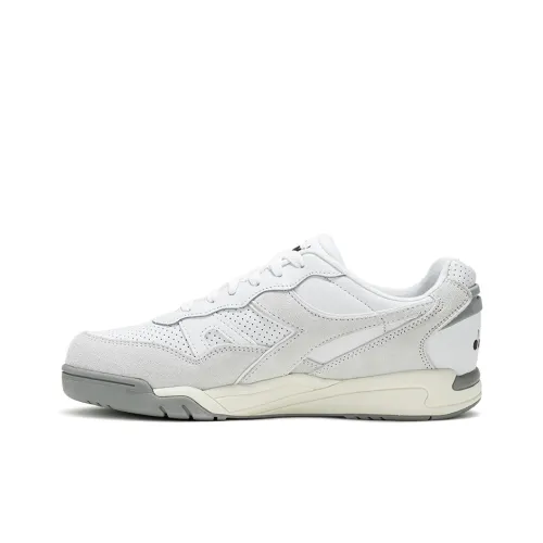 DIADORA Winner Slip-resistant Abrasion-resistant Low-top Casual Shoes Unisex White DIADORA Winner Противоскользящий устойчивый к истиранию низкий топ повседневная обувь унисекс белый