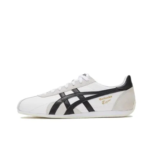 Onitsuka Tiger Runspark Противоскользящий Устойчивый к Износу Дышащий Низкий Топ Casual Унисекс Белый