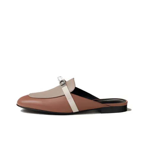 HERMES Домашние тапочки Женские Перламутровый Розовый