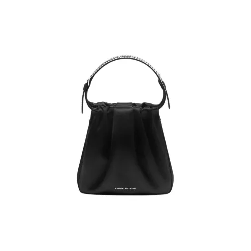 AMINA MUADDI Satin Bag Women's Black