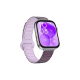 Улучшенный материал, сетка, магнитный, абсорбирующий, ремешок для часов - глубокий светлый фиолетовый