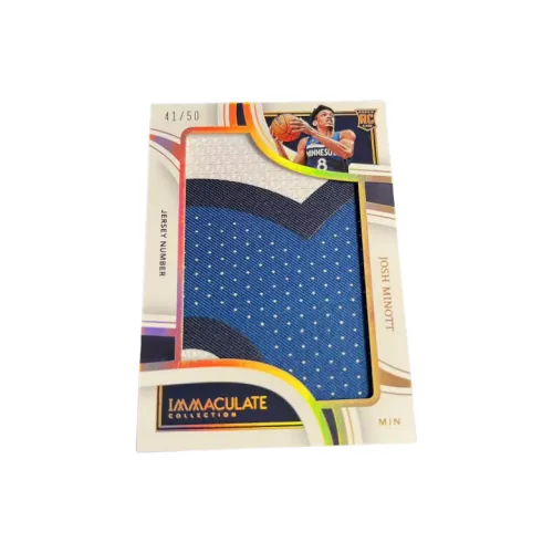 Панини Josh Minott 22 23 Timberwolves IMM 50 Большой Window Patch Violent Cut Игрок Карта Карта Товар Access