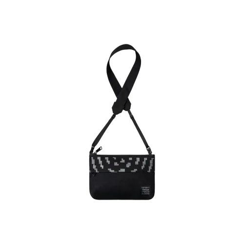 Carhartt WIP TRESOR WAY OF The Light Collaboration Хлопок Crossbody Сумка Сумка через плечо Стандартная Мужская Черная