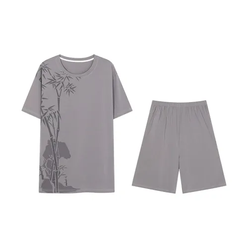 White Ran Пижамный комплект Мужской Светло-Серый