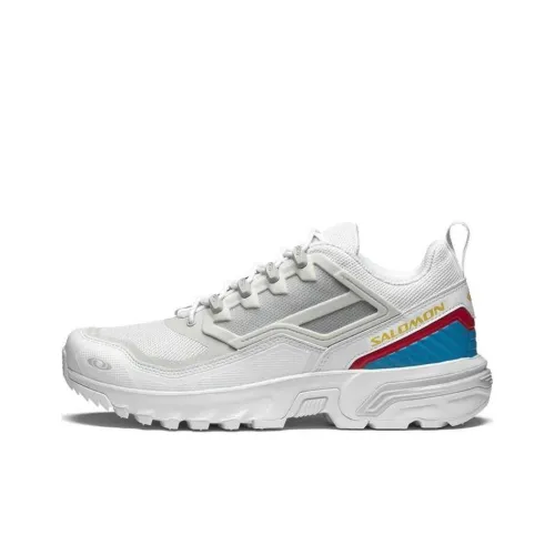 SALOMON ACS + FT Противоскользящий устойчивый к истиранию низкий топ повседневная обувь для бега женский белый красный синий